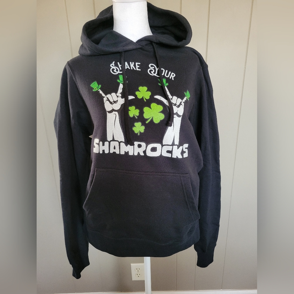 Black Shamrocks Hoodie
